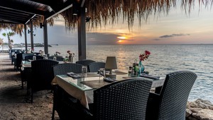 Het uitzicht van ons restaurant