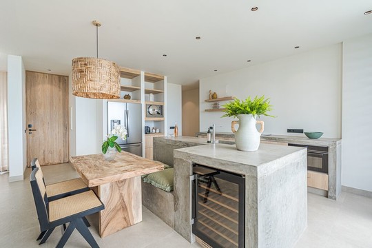 ruime keuken penthouse laguna view