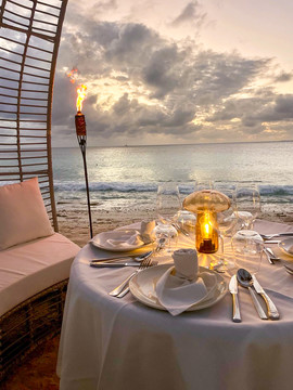 Dinner at sea
